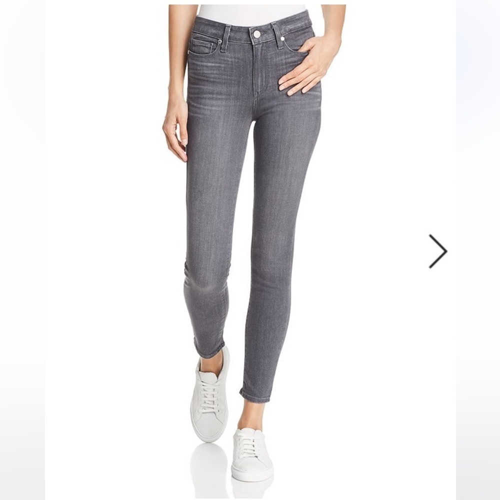 Paige Gray Soft Denim Jeans Stretch Verdugo Ultra Skinny Size 26